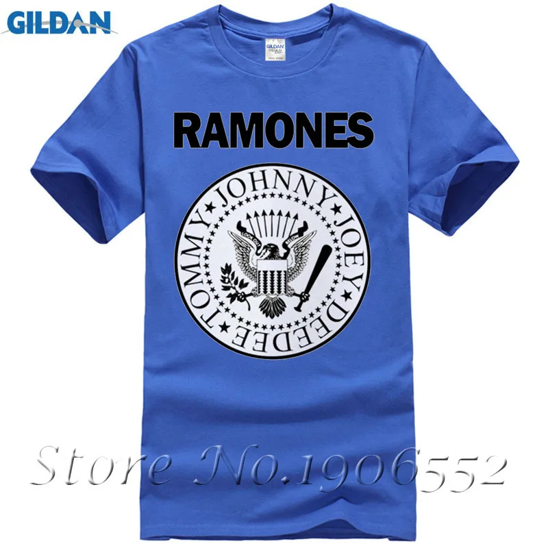 Большие размеры М ~ 5XL для мужчин рок группы Ramones футболка Homme Для Мужчин's JOEY