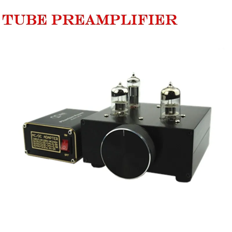 

MATISSE HIFI TUBE-T2 tube preamp DC12V 2A Bile Preamp Buffer 6N3 HIFI Audio TUBE Preamplifier +Power Supply