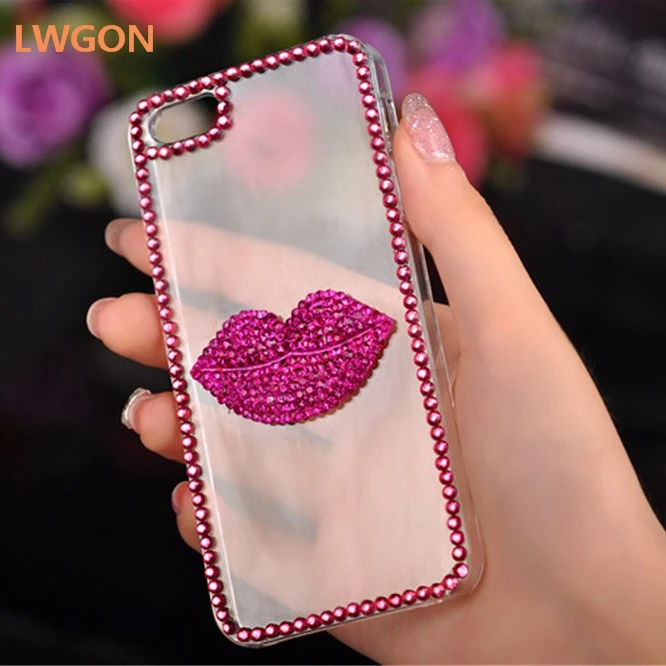 Корпус для OPPO R9 Plus R9s плюс R11 R11s роскошный украшенный алмазами Даймонд розового