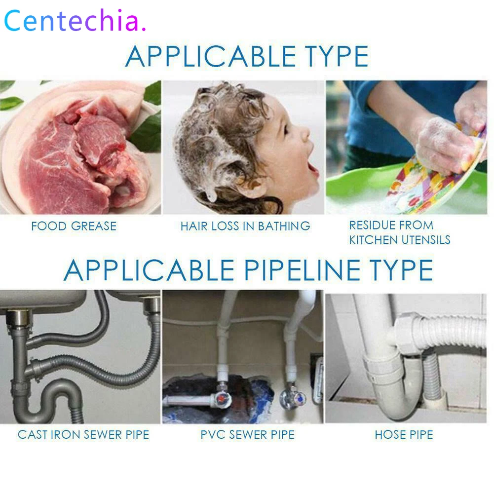 Мощный дренажный агент для быстрой очистки труб мощный очиститель раковины