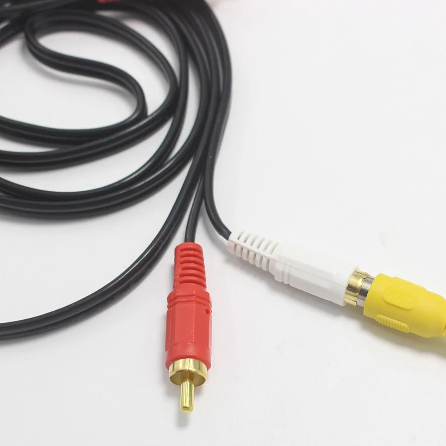 1pcs RCA Male to Plug 2 lotus Audio Cable Connector 1.5m / 3m Extension Cord AUX for Mp3 Pod Phone TV Receiver | Обустройство дома