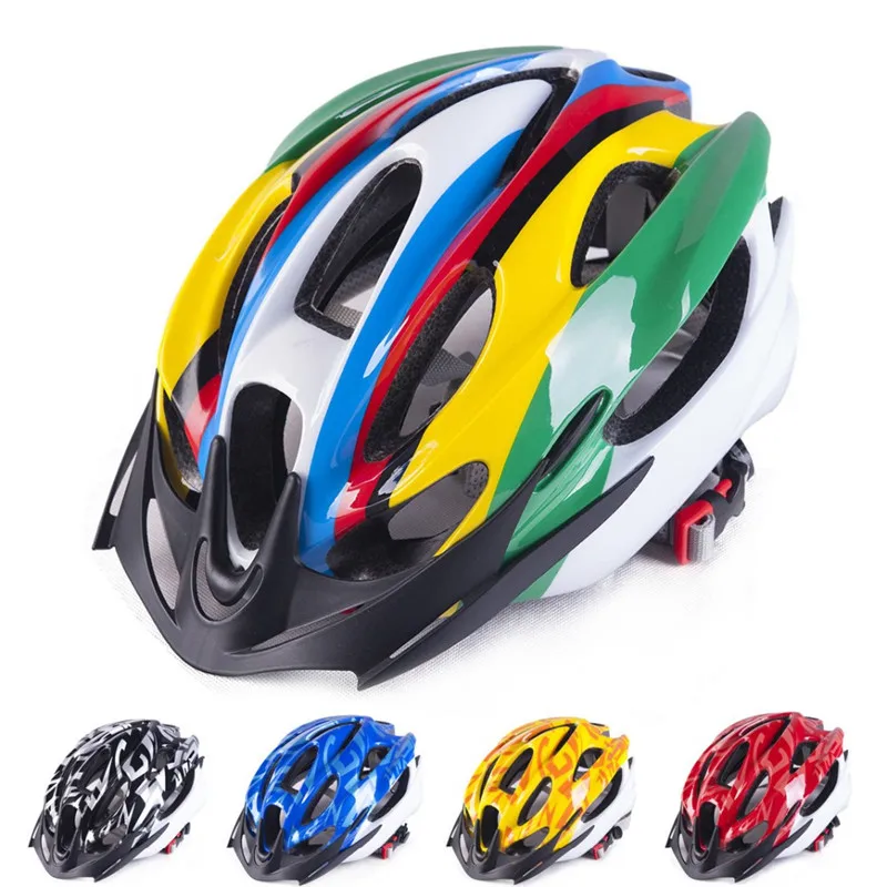 Casco de Ciclismo ultraligero integrado MTB bicicleta de carretera Casco seguro Ciclismo hombres mujeres 57-61 cm bicicleta casco de Color a 4