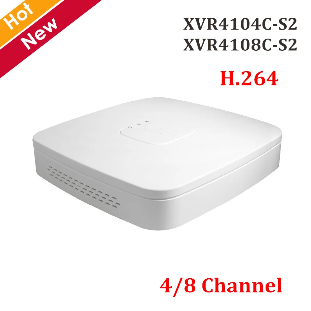 Новый XVR регистраторы 4 канала XVR4104C S2 8 канальный XVR4108C H.264 двухстороннее