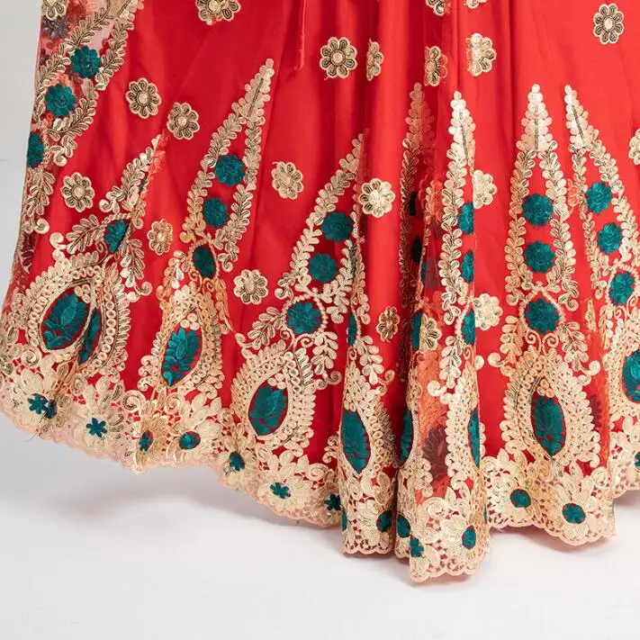 Sarees индийский традиционный Женский Свадебный костюм в этническом стиле lehenda Холи