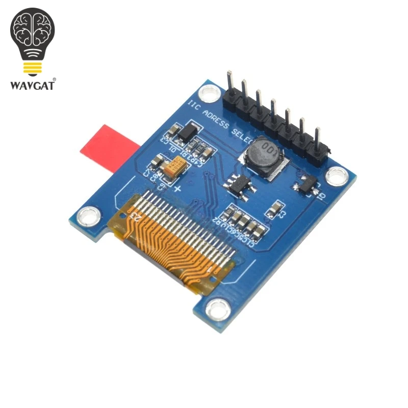 Полноцветный OLED дисплей WAVGAT 0 95 дюйма SPI модуль сделай сам RGB 96x64 ЖК-дисплей для Arduino
