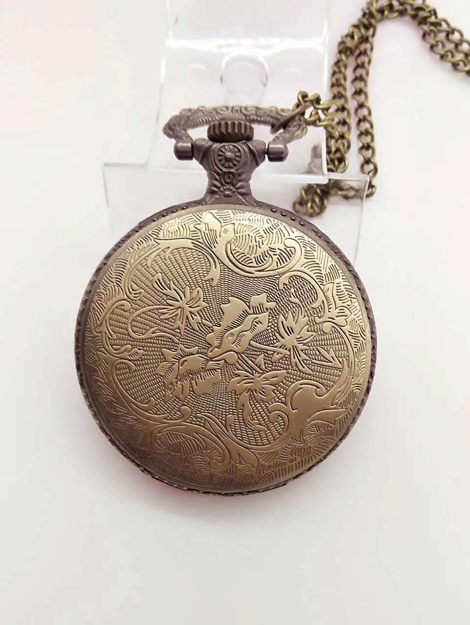 

Fashion Classic Animation Retro Bronze Men Watches pocket watch with Hiht good quality Women Watch P5389