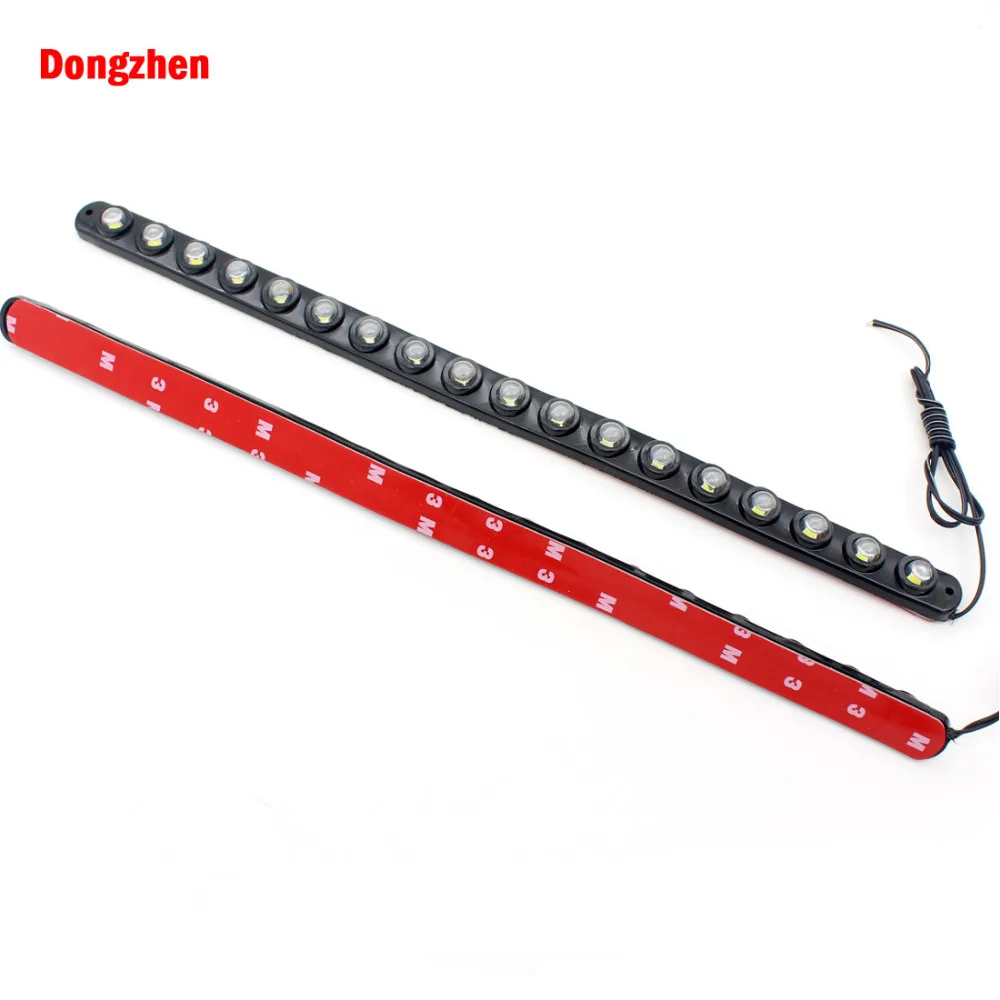Dongzhen 2 шт. водостойкая Светодиодная лента светодио дный 18 led 36 см дневные ходовые