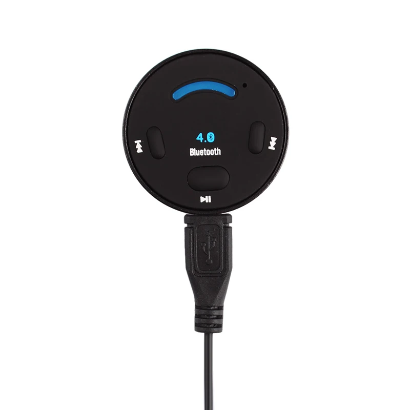 Bluetooth 4 0 аудио приемник 3 5 мм адаптер громкой связи автомобильный комплект для