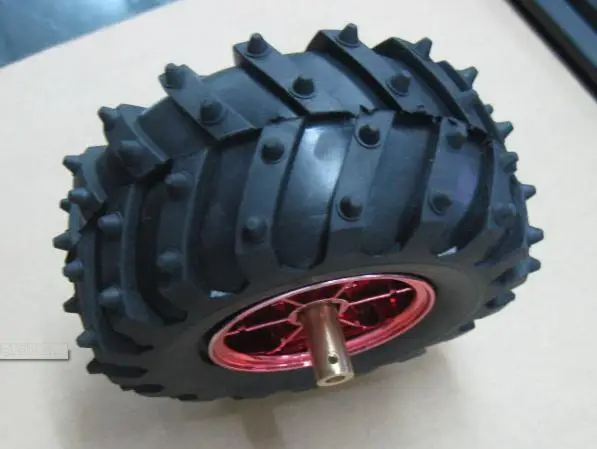 Russia 120 mm tall foot tire the wheel hub | four up to sell 6 wd car wheel|car fogger|car straightenercar date