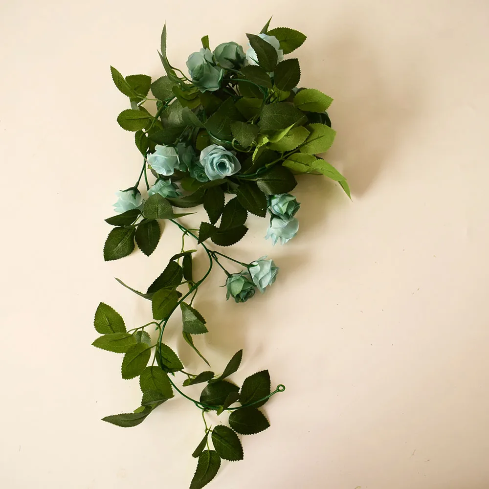 Шелковые искусственные розы лоза для дома качели сада вечерние ринки свадьбы