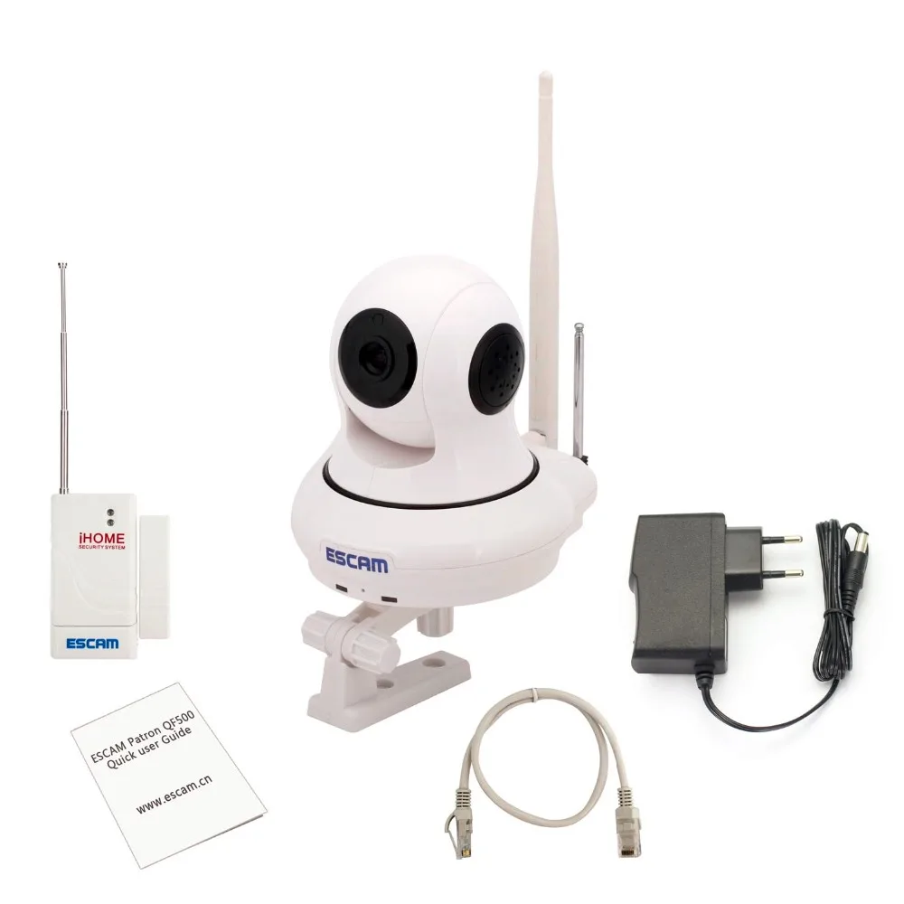 IP-камера Escam Patron QF500 Wi-Fi HD720P 1 МП P2P Onvif 64 | Безопасность и защита