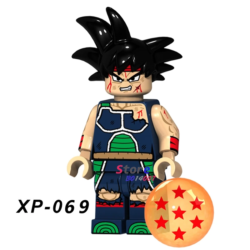 XP069 Один строительный конструктор Super Mario Bros Luigi Dragon Ball Z Torankusu мультфильм серии модель кирпич детские игрушки для детей - Цвет: XP069