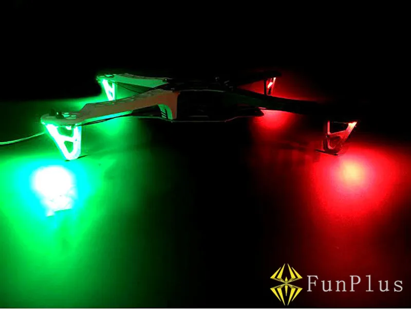 Привод APM для квадрокоптера 5 В 4 светодиода с кабелем|navigation light|navigator led lightsquadcopter |
