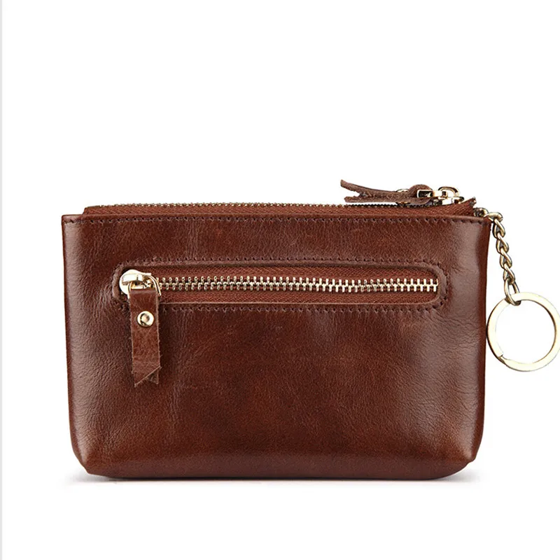 Мужской повседневный кошелек из натуральной воловьей кожи Винтажный дизайн