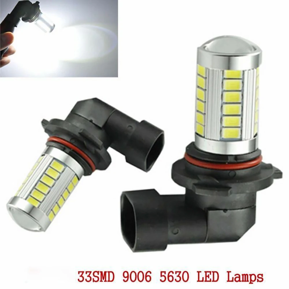 2x9006 HB4 5630 33SMD автомобильный противотуманный светильник светодиодный для вождения