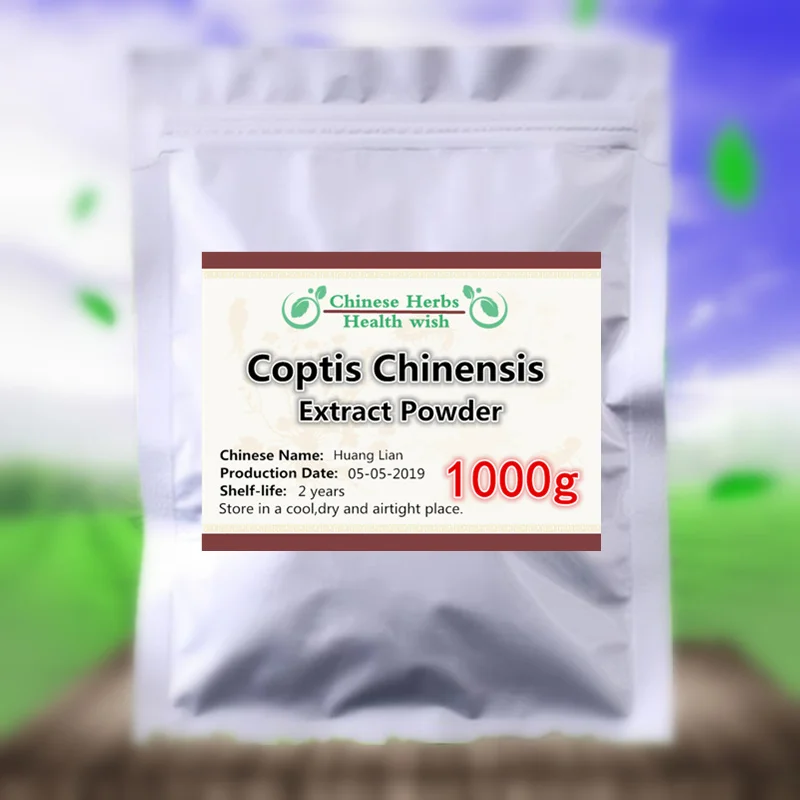 50-1000 г, контроль сахара в крови, натуральный бербериновый порошок, Coptis экстракт лимонника в порошке, Huang Lian, поддерживает умственное и умственное здоровье