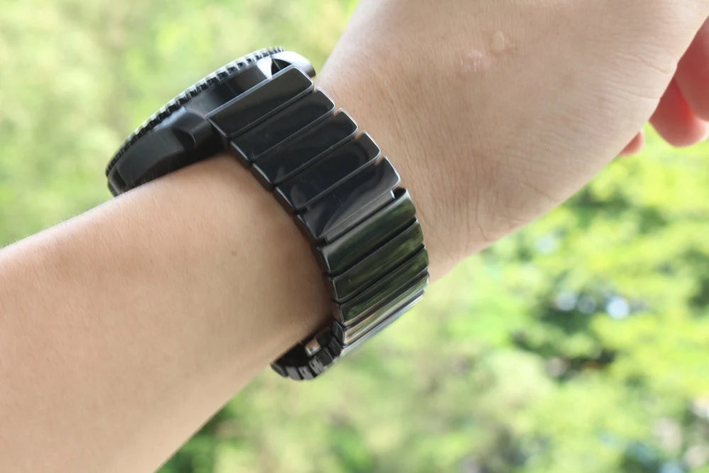 Ремешок URVOI для Samsung Galaxy Gear S3 R760 R77 керамический браслет с застежкой-бабочкой
