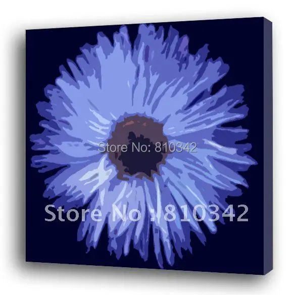 

Wholesale high quality painting POP flower wall art free shipping