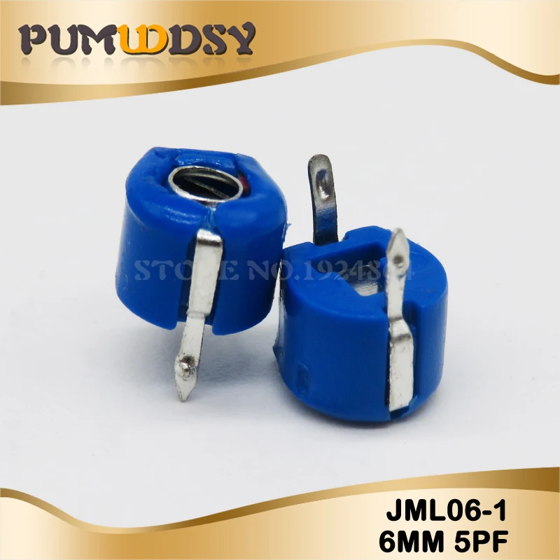 20 штук JML06-1 6 мм 5PF 10PF 20PF 30PF 40PF 50PF 60PF 70PF триммер Регулируемый конденсатор с алюминиевой крышкой, 5P 10P 20P 30P 40P 50P 60P 70P 120
