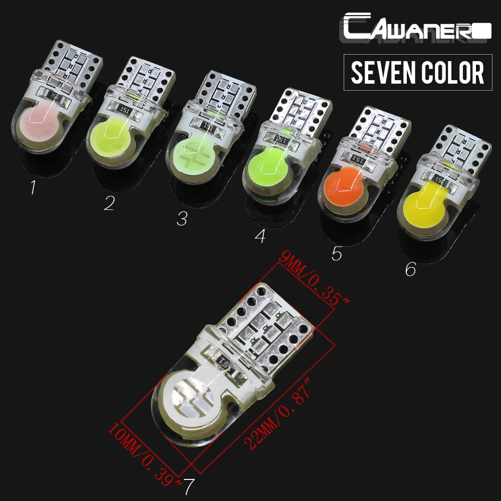 Cawanerl 10 X Canbus светодиодный светильник без Ошибок T10 168 W5W 194 COB Chip 12V автомобильный