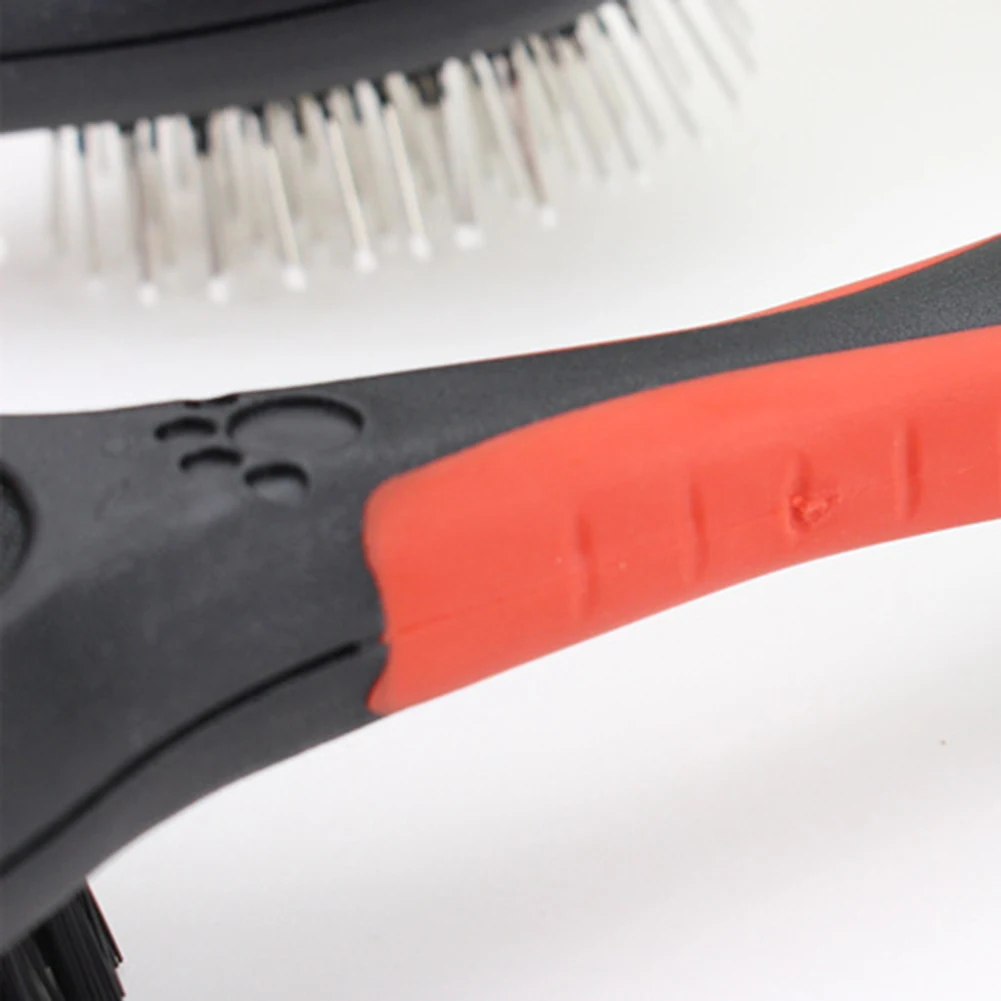 Двухсторонний длинный короткий гребень для кошек собак щенка ухода за мехом