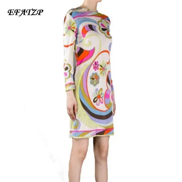 [EFATZP] Европейский бренд дизайнерское платье для женщин 2017 милое цветочное