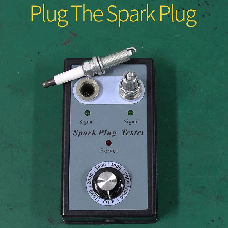 

Dual Hole Car Spark Plug Tester Ignition Plug Analyzer Diagnostic Tool Automotive Spark Plug Tester Car Repair Tool