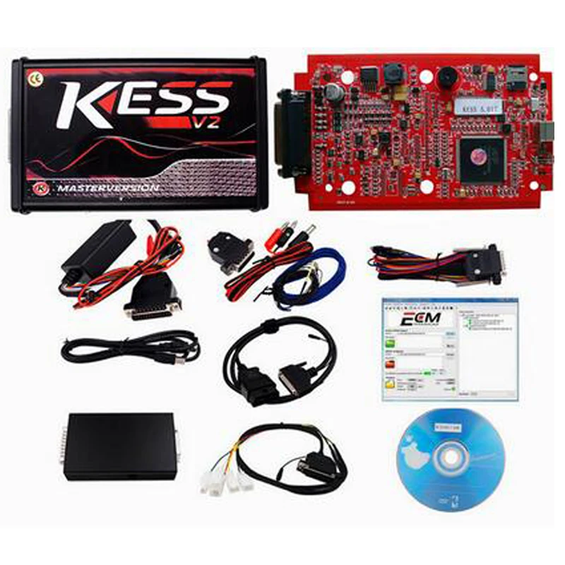 2019 Red EU ktag V7.020 V2.23 Master online 7 020 KTAG kess V2 KESS V5.017 ECU программный Чип Tunning Tool Лучшая цена|obdii