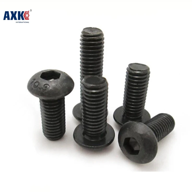Винты Tornillos Para Madera Vis 2021 Axk 50 шт./лот M4 * 6/8/10/12/16/20/25/30/35/40/45/50 класса 10 9 с шестигранной