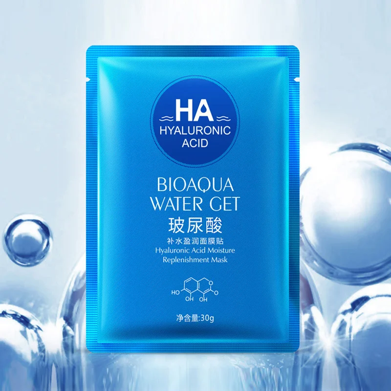 Маска для лица с гиалуроновой кислотой BIOAQUA HA увлажняющая питающая против морщин