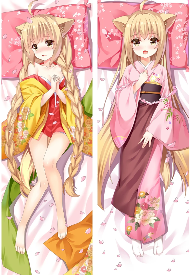 2018-August аниме Konohana Kitan персонажи Yuzu обнимающая Подушка наволочка Dakimakura