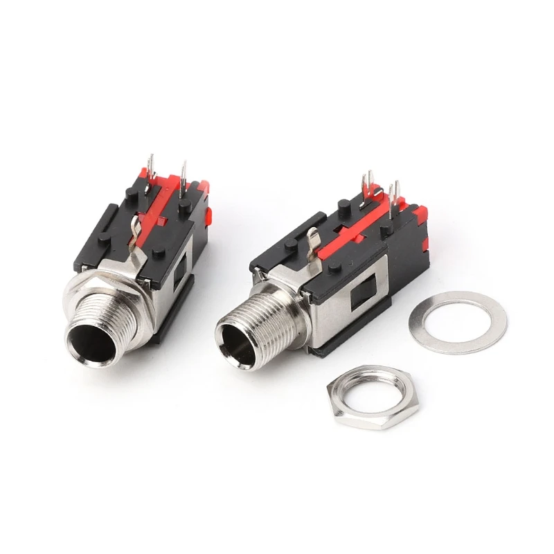 5 шт. болты с резьбой для фиксатор крепления на панель 1/4 &quot6 35 мм стерео разъем