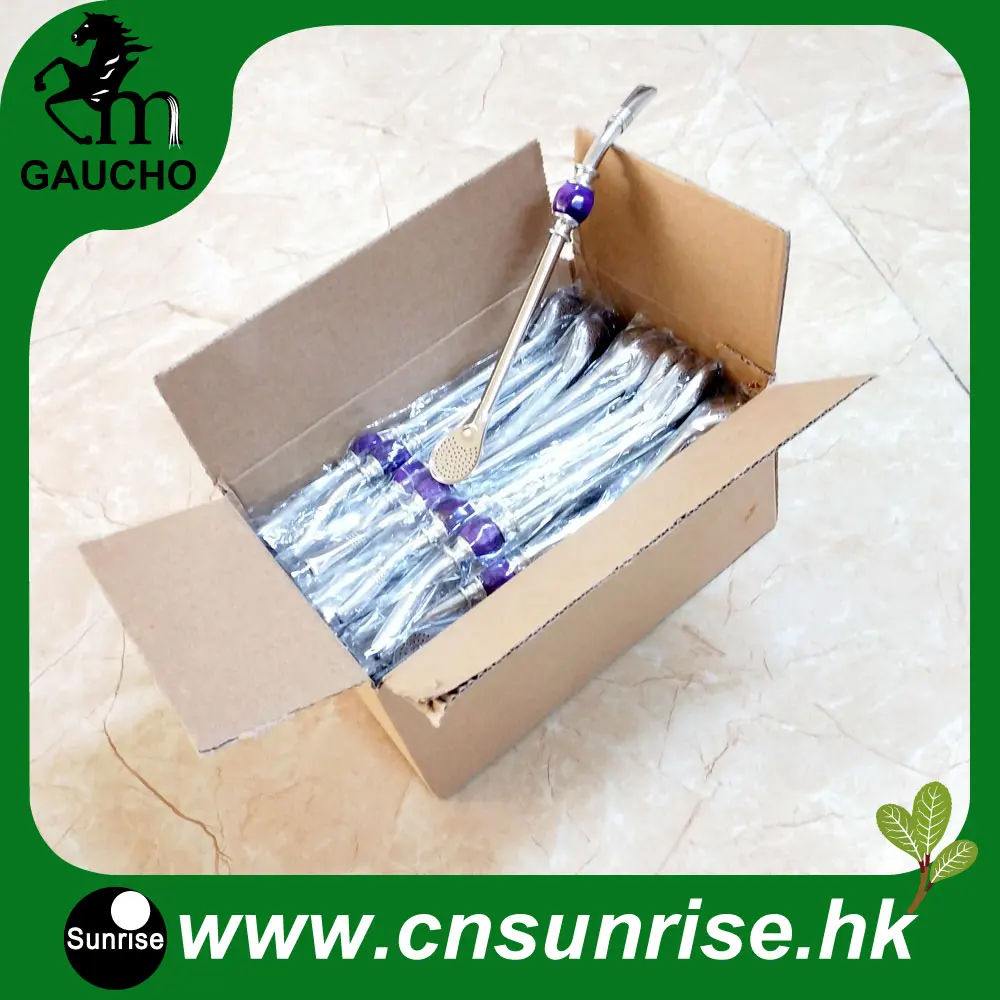 50PCS/Lot Yerba Mate Straw With Dazzling Bead Stone And Stainless Removable Filter Bombilla Inox Hot Sale MB014-220 | Дом и сад