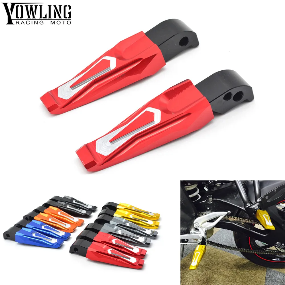 Motorbike Footrest Pegs Passenger Rear Poot Pegs For Yamaha TMAX 500 T-MAX 530 T-Max 500 2004-2011 & TMax 530 2012 2013 2014