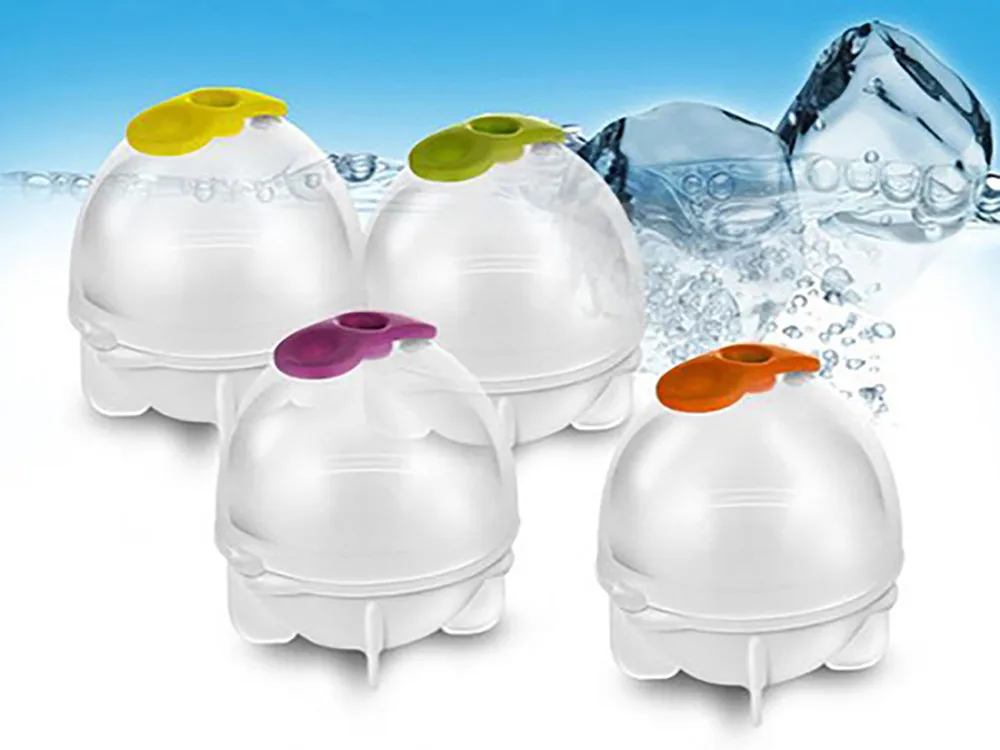 Круглые кубики льда шарики сферические формы для виски вечеринок коктейлей