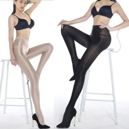

New Classic Hottest Women Sheer Sexy Shiny Glossy Stocking Oil Pantyhose Tights