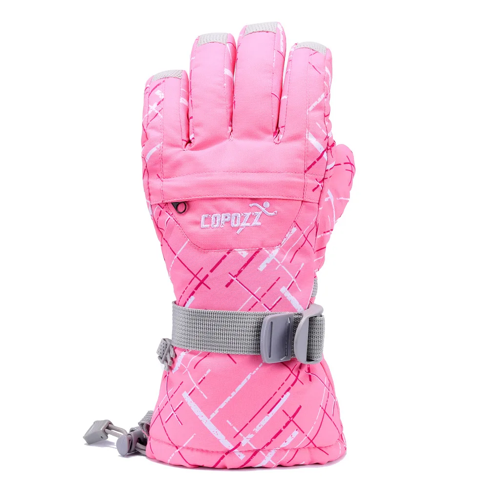 Copozz женские лыжные ТПУ мотоциклетные водонепроницаемые перчатки зимние теплые