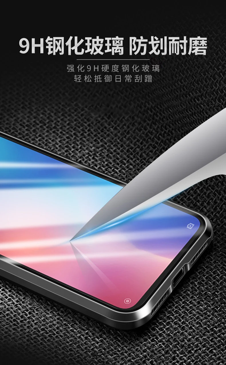 Для Xiaomi mi 9 mi 9 Магнитный чехол 360 Передний+ задний двухсторонний 9H чехол из закаленного стекла для Xiao mi 9 металлический бампер для Xiaomi mi 9