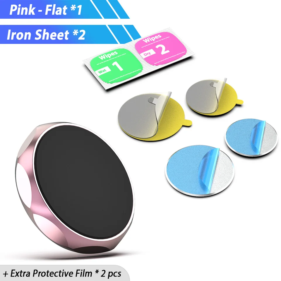 Pink Mi ni магнитный автомобильный держатель для мобильного телефона, универсальный держатель для планшета, настенный держатель для телефона, подставка для iPhone X, samsung, S10, xiaomi mi 9 - Цвет: Pink