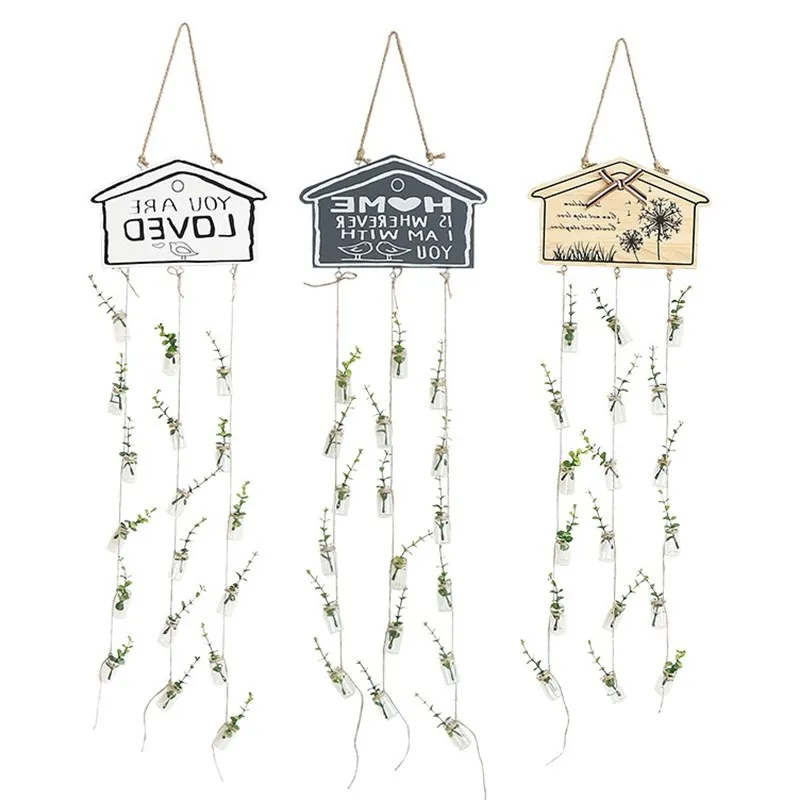 Пасторальный Стиль Домашний Декор DIY Деревянные Колокольчики для ветра открытый