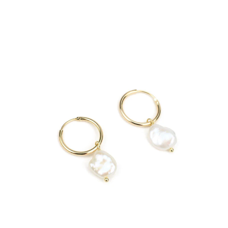 Женские серьги подвески с жемчугом GWACC винтажные геометрические в стиле барокко