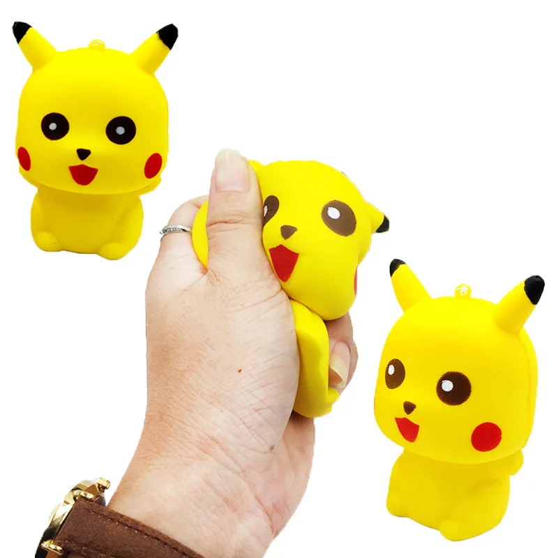 Jumbo Pikachu мягкая галактика медленно поднимающаяся мультяшная кукла сжимающая антистрессовые игрушки хлеб игрушка для снятия стресса для детей