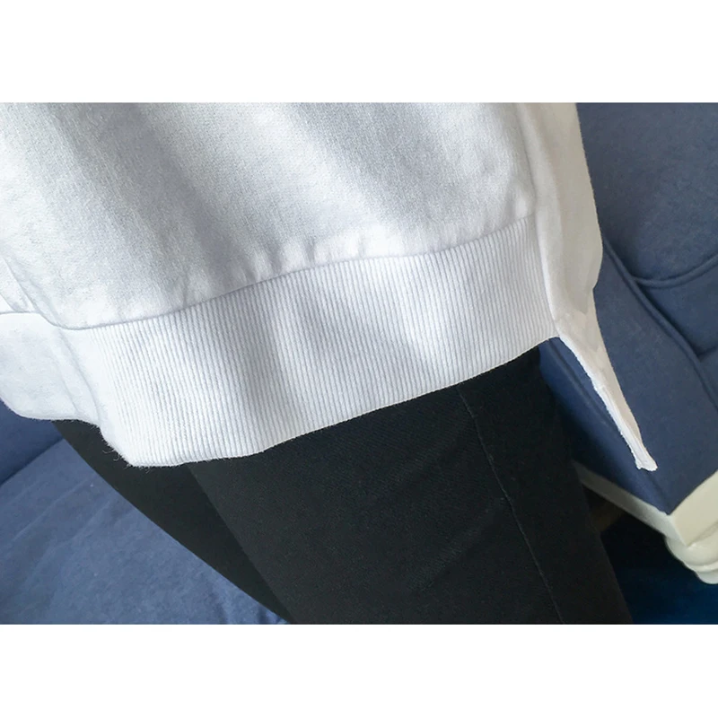 

2020 Autumn Korean New Sweatshirt Women Thin Loose Large Size Hoodies Women Print Letters O-neck Pullover Women Tops Russian Hot