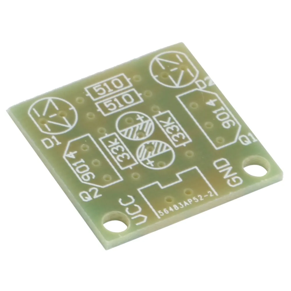 

New 5MM LED Simple Flash Light Simple Flash Circuit Production Board DIY Kit Set Wholesale
