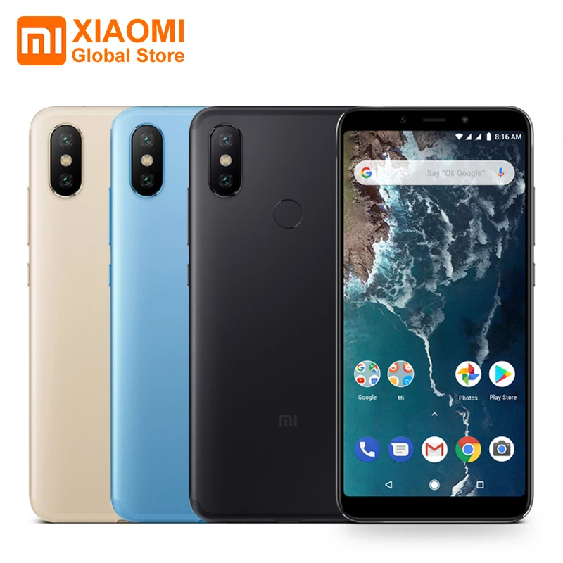Глобальная версия Xiaomi mi A2 4 Гб ОЗУ 32 ПЗУ восьмиядерный смартфон Snapdragon 660 4G