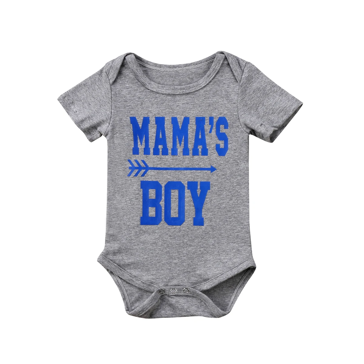 Hot Sale Newborn Baby Mama's Boy Letter Bodysuit Cotton Clothes Short Sleeve Jumpsuit Outfit 0-18M |