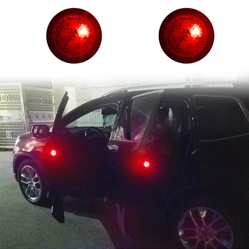 2 шт. светодиодный автомобиль открывания двери Аварийные огни Водонепроницаемый