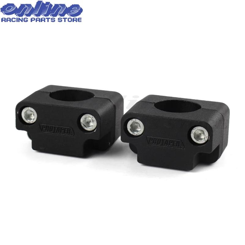 PRO TAPER алюминиевый Мотоцикл Dirt Bike Handle Bar Mount Fat переходник для руля крепления руля стоячий зажим 7/" до 1 1/8 22 мм до 28 мм