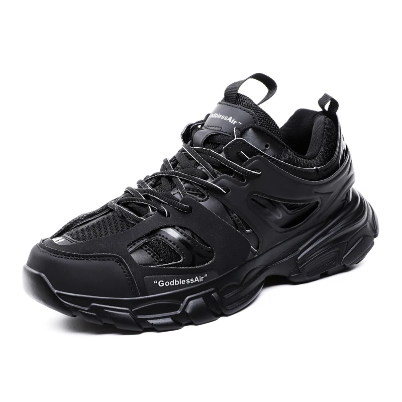 Спортивная обувь для мужчин брендовые кроссовки мужская обувь zapatillas hombre Deportiva дышащая Masculino Esportivo Спортивная мужская обувь - Цвет: Black