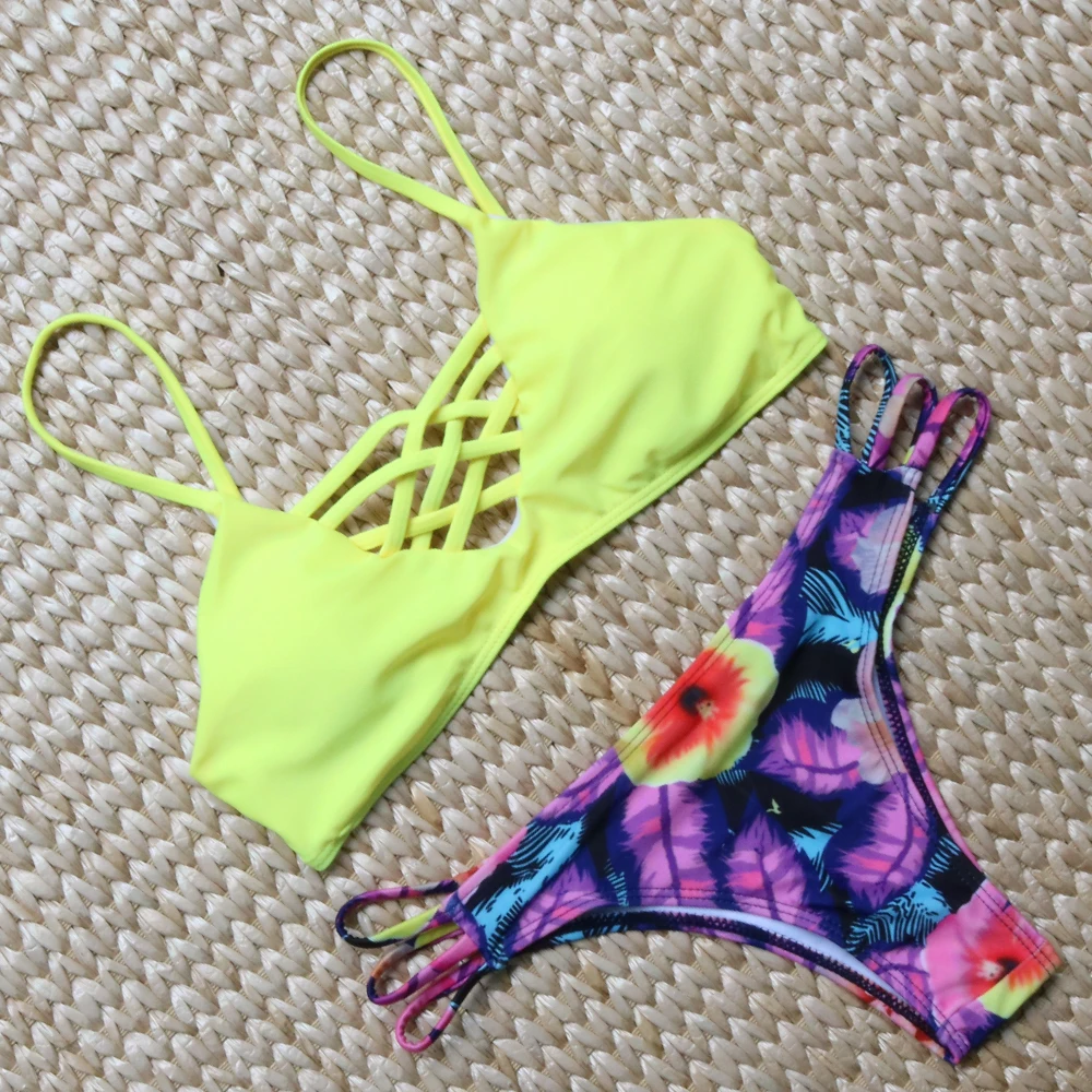 2016 Горячая Распродажа пикантные женские купальники низкой талией бикини Младший